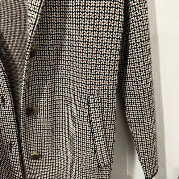 BNWOT RW & Co Sweater Coat Houndstooth Print Sz Sm - Picture 2 of 4